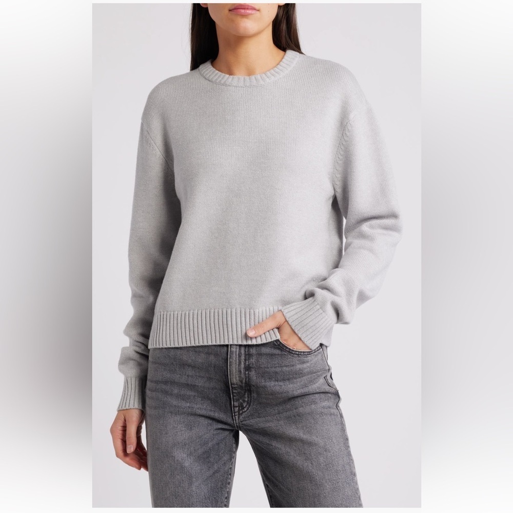 Good American Cozy Crewneck Sweater L